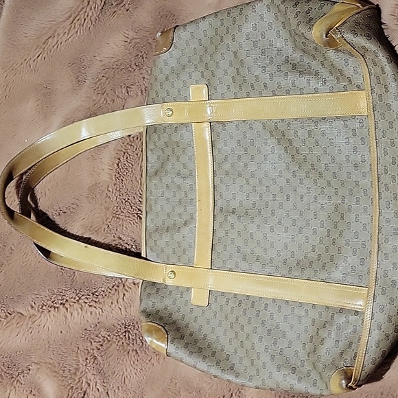 Flawed Gucci Vintage Zippered Tote Bag Project - Picture 11 of 11